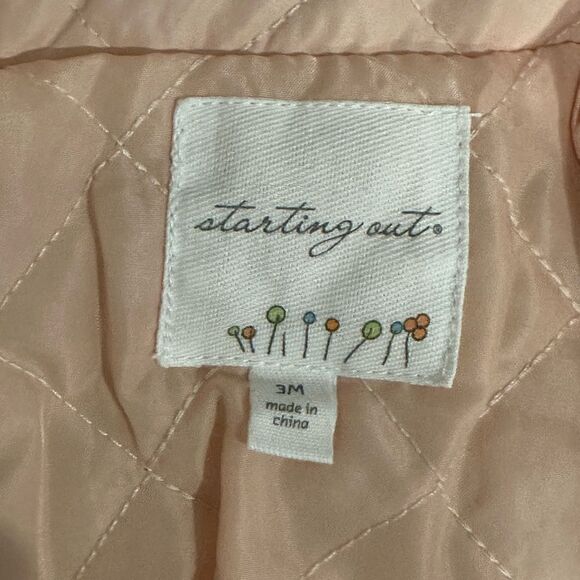 Infant Girl Puffer Coat Pink 3 month‎ - Picture 6 of 13